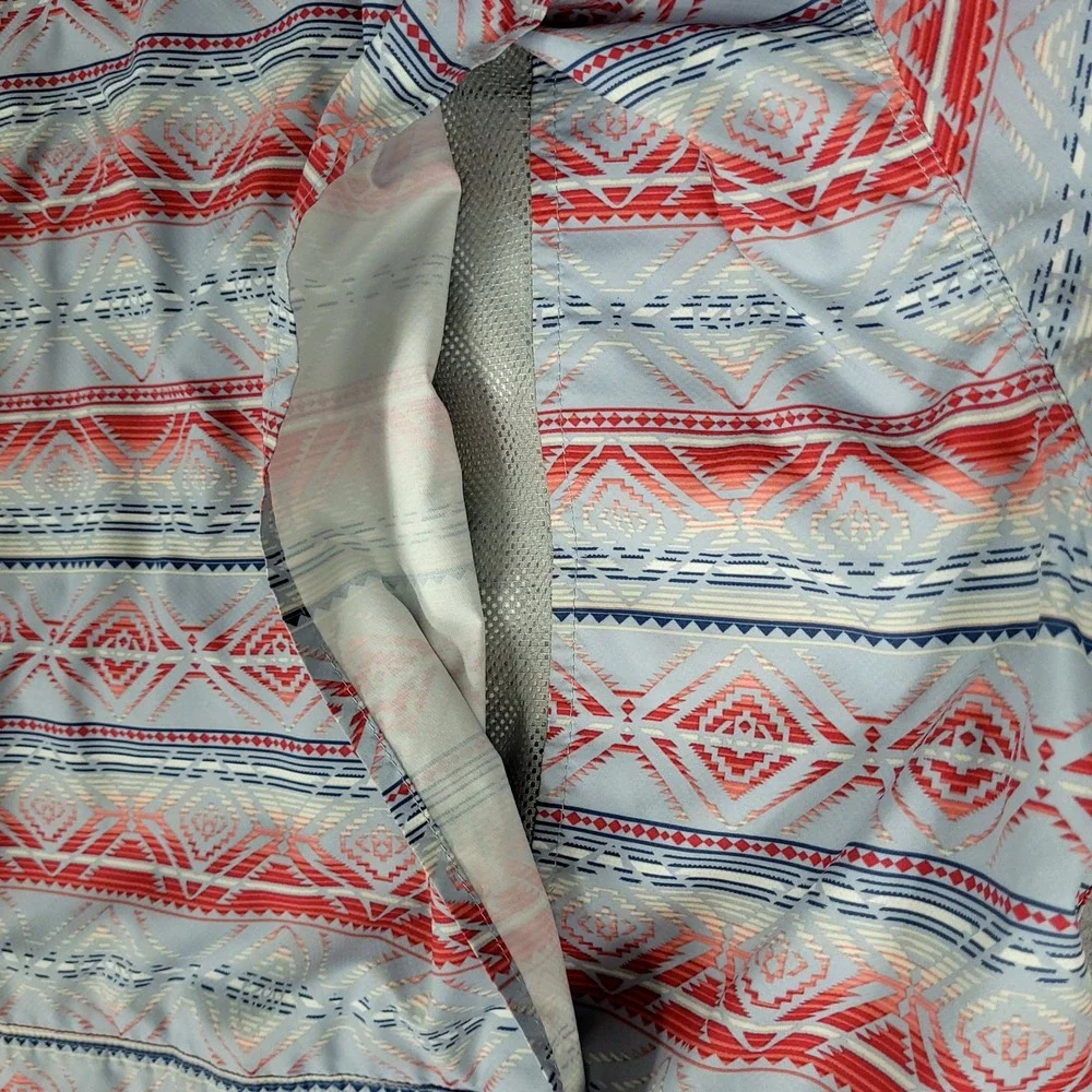 Ariat VentTEK Shirt Mens XL Blue Red Southwestern Aztec Classic Fit 10039448